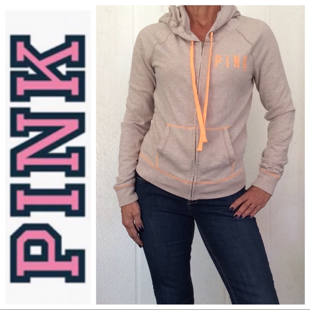 PINK VICTORIAS SECRET HOODIE SWEATSHIRT SIZE SMALL